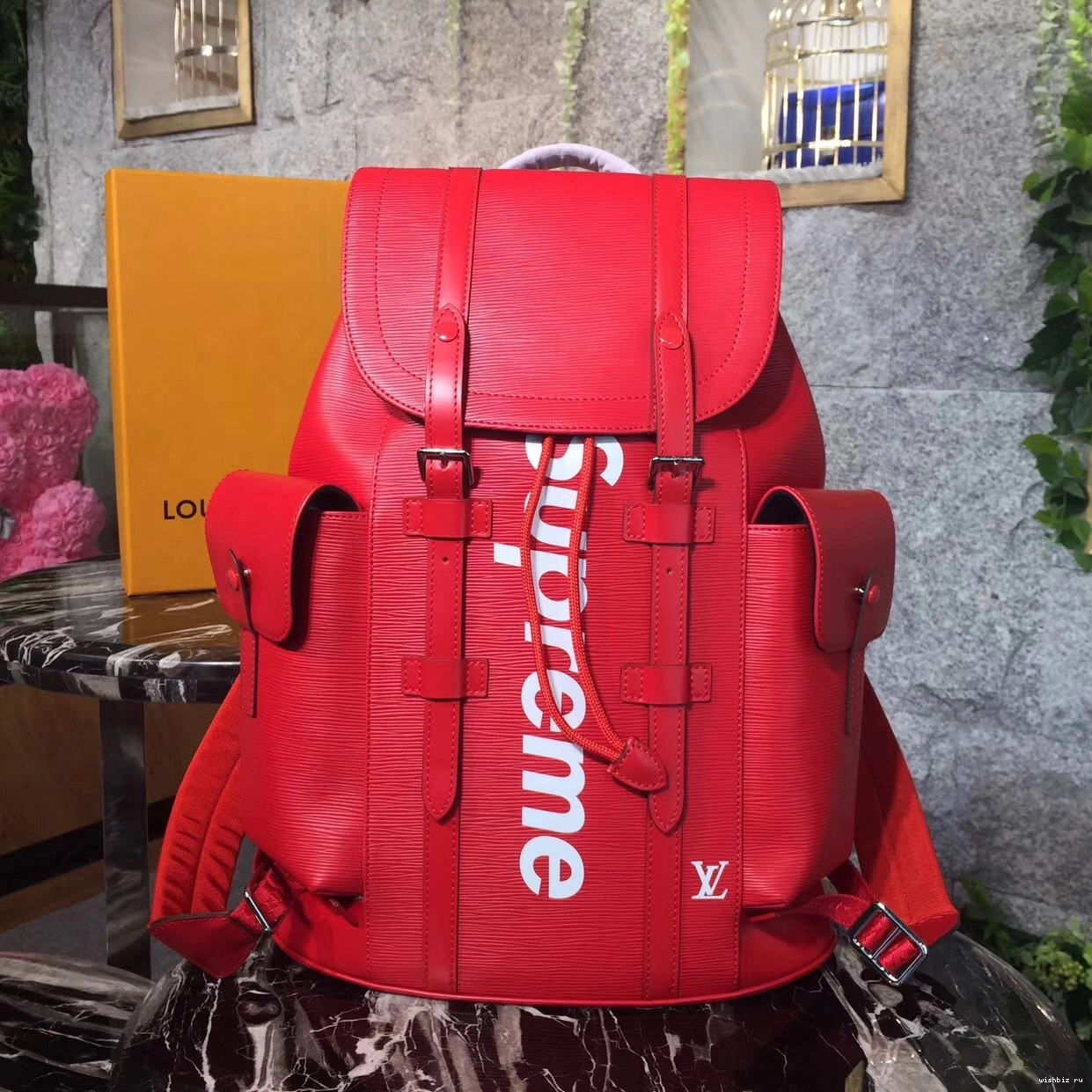 WIS Supreme backpack Louis Vuitton 1205